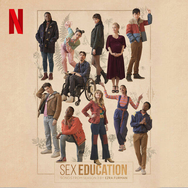 people-11-Sex Education cast-A-Netflix logo-B-Ezra Furman songs-C-vintage style