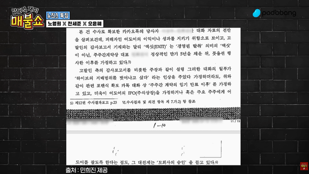 people-None-document-A-KakaoTalk-B-auditor's-report-C-shareholder-agreement