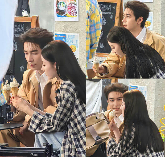 people-man-and-woman-A-ice-cream-cones-A-casual-attire-A-outdoor-setting-A-sweet-moment