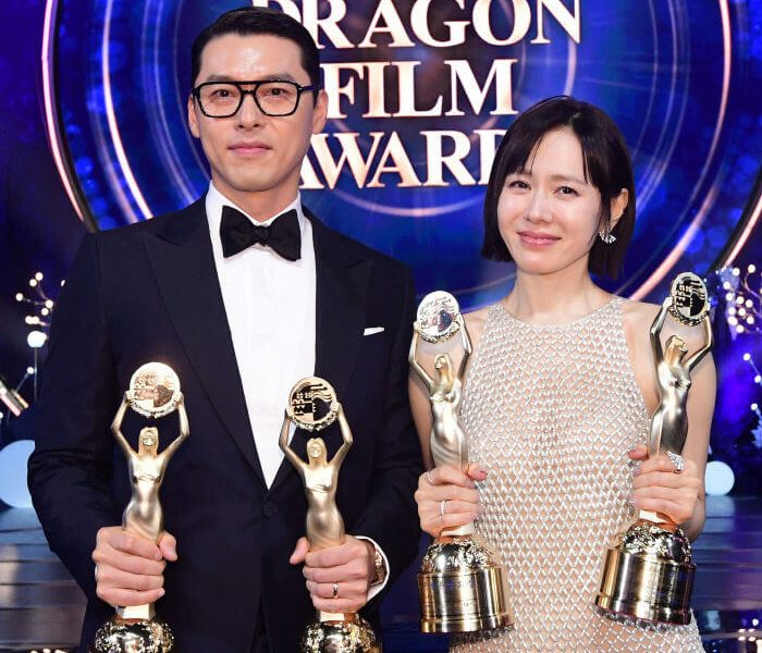 son yejin hyun bin blue dragon awards