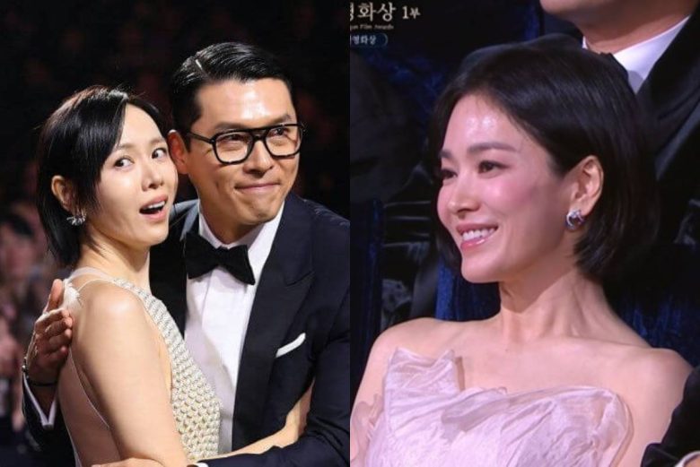 Song Hye‑kyo reaction Son Ye Jin Blue Dragon