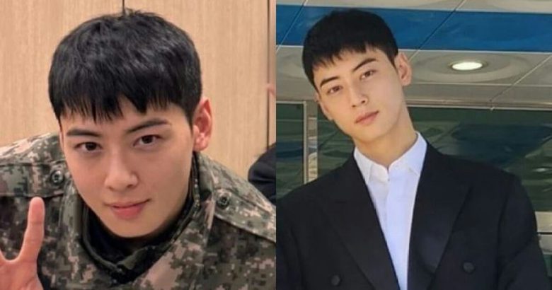 cha eunwoo military service visuals