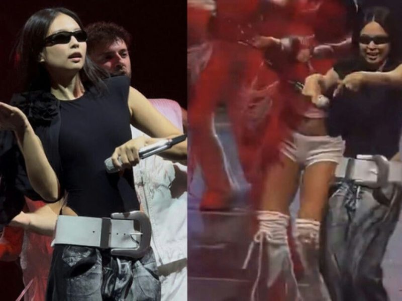 jennie oversized belt concert