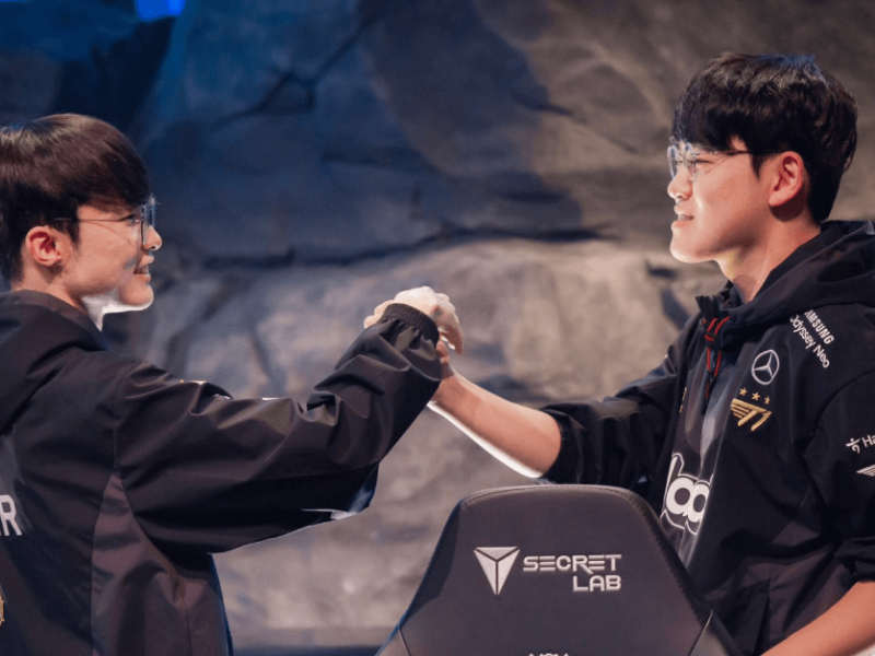 faker on gumayusi