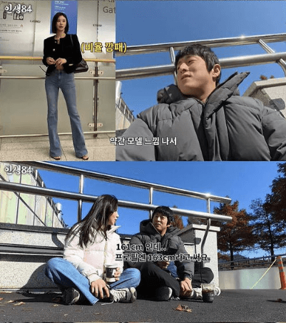 people-woman-standing-indoors-man-sitting-outdoors-two people-sitting-outdoors