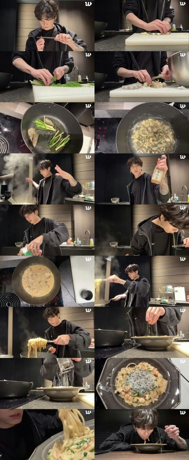 people-1-Jungkook-A-cooking-A-making-pasta-B-eating-C
