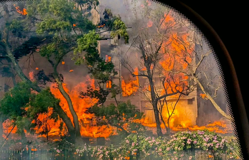 people-0-fire-A-building-B-trees-C-smoke