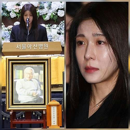 people-woman speaking at podium-funeral setting-man in portrait-grief/sadness