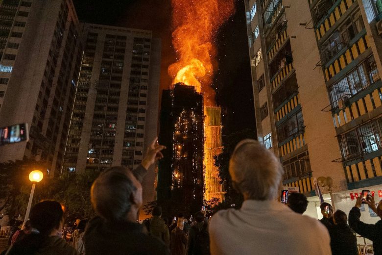 hong kong highrise fire survivors