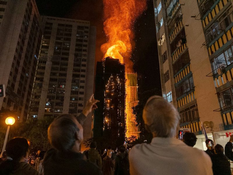 hong kong highrise fire survivors