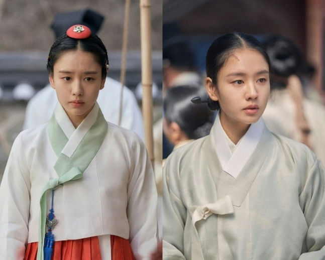 people-Korean actress Lee Hye-ri-A-historical costume-B-comparison-C-two looks