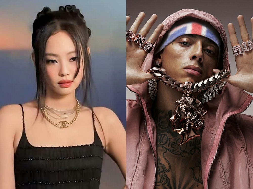 people-Jennie Kim-A-K-pop idol-A-Chanel jewelry-B-Central Cee-B-rapper-C-bling jewelry