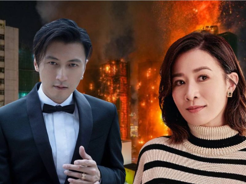 Hong Kong celebrities fire relief 2025