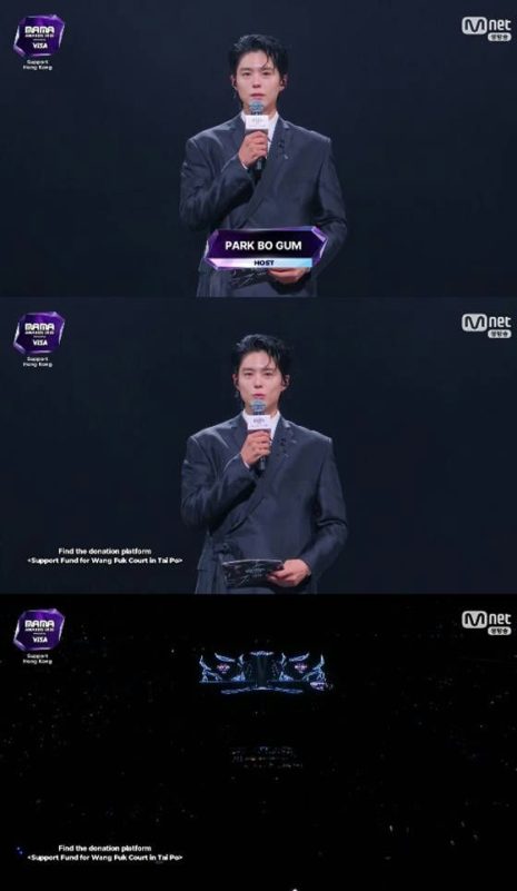Park Bo Gum MAMA 2025 tribute