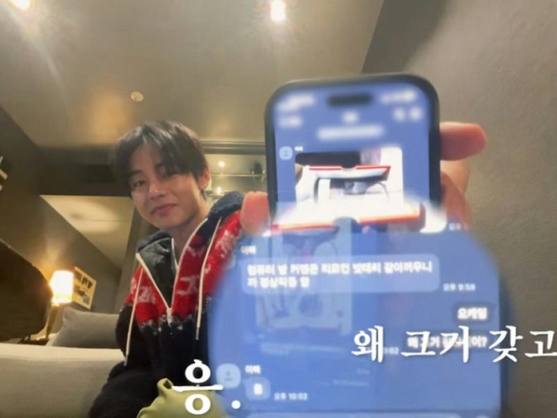 bts v fatherson moment vlog