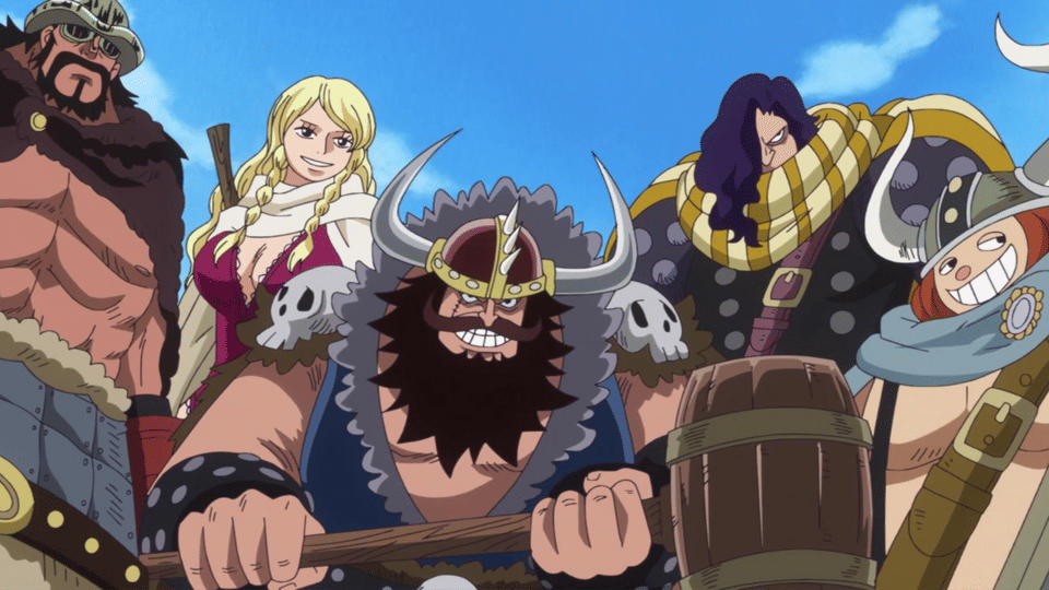 people-Viking-clad-man-A-blonde-woman-A-dark-haired-man-A-small-red-haired-man