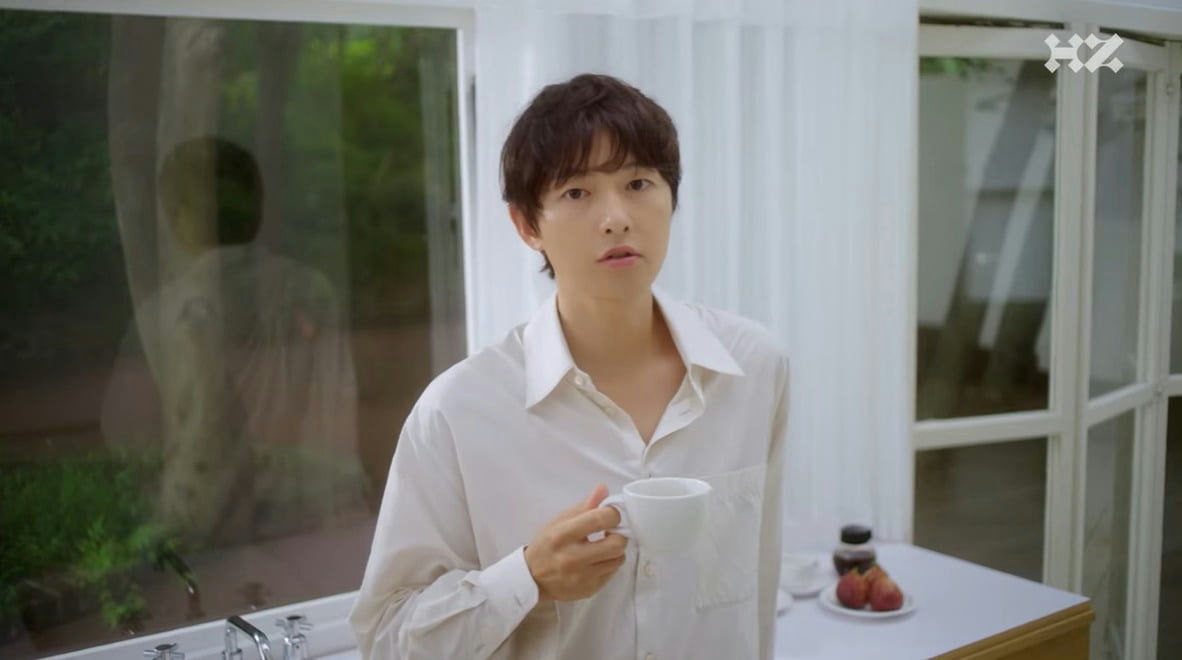 song joongki morning cappuccino