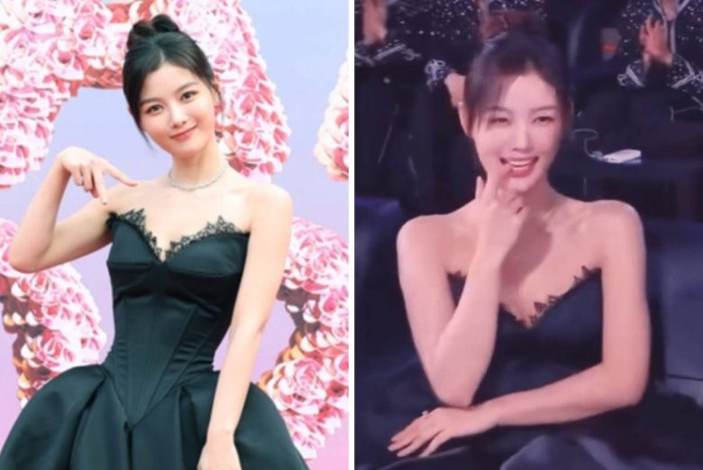 Kim Yoo Jung AAA 2025 viral moment