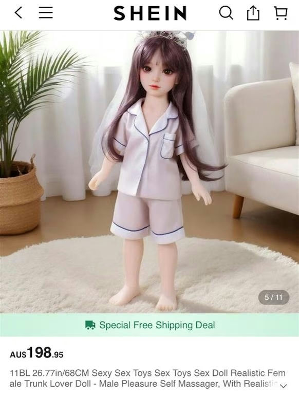 childlike sex dolls China