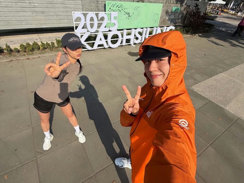 people-two-selfie-activity-posing-background-signage