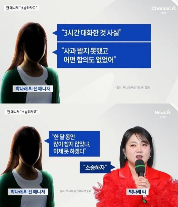 Park Na-rae former manager lawsuit claims