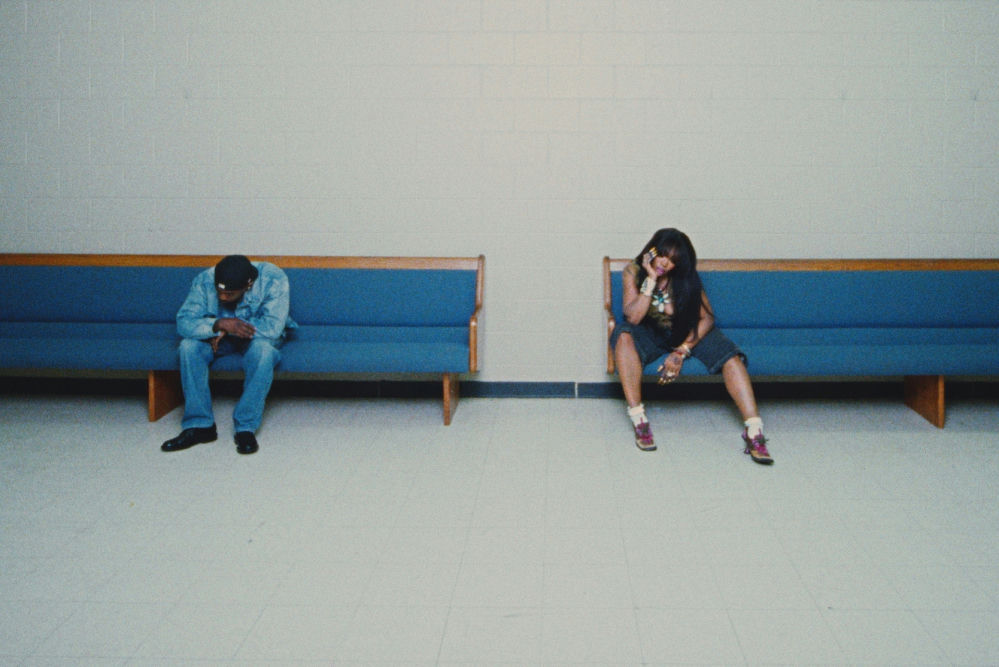 people-man-slumped-woman-sitting-bench-isolation