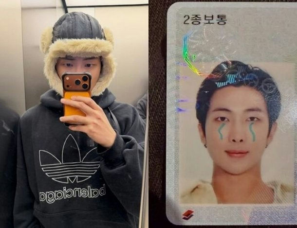 bts rm drivers license