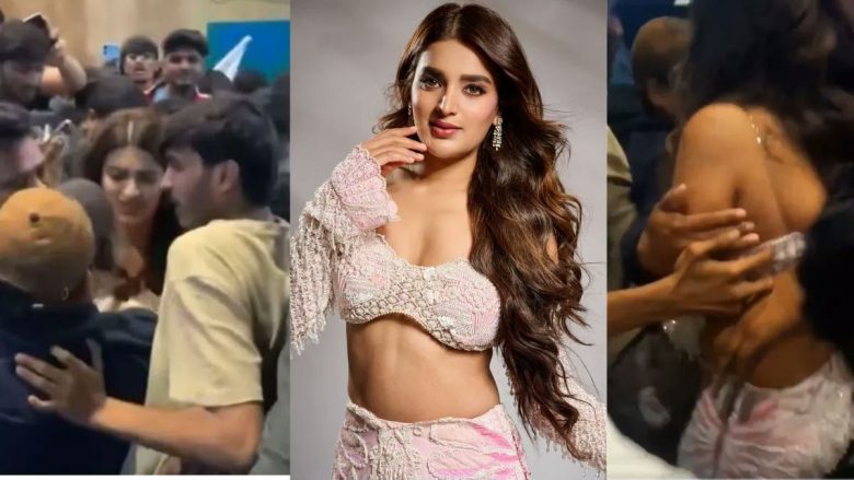 nidhhi agerwal crowd harassment incident