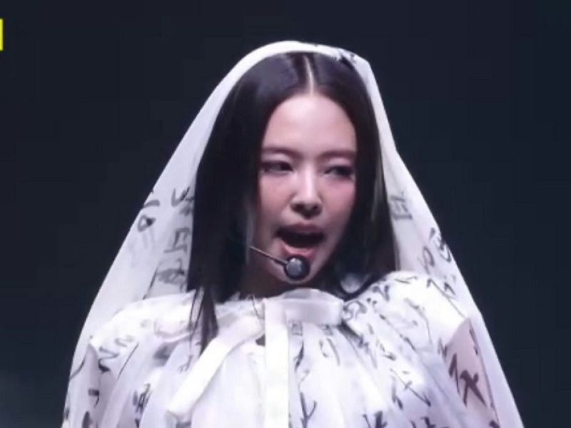 jennie hangul dress mma 2025
