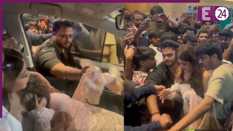 nidhhi agerwal crowd harassment