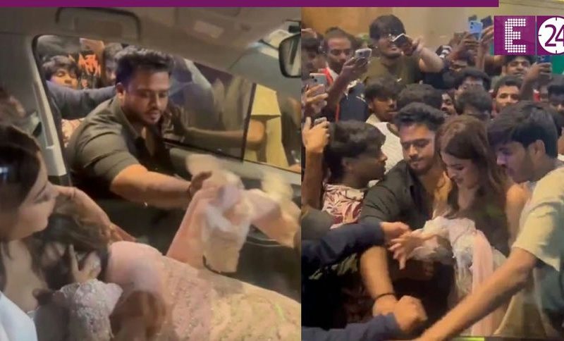 nidhhi agerwal crowd harassment