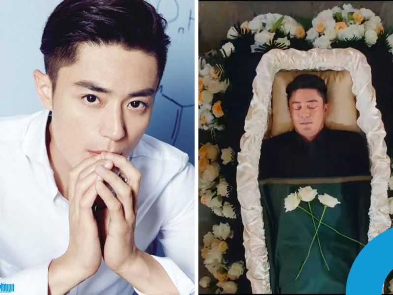 Wallace Huo stages his own funeral