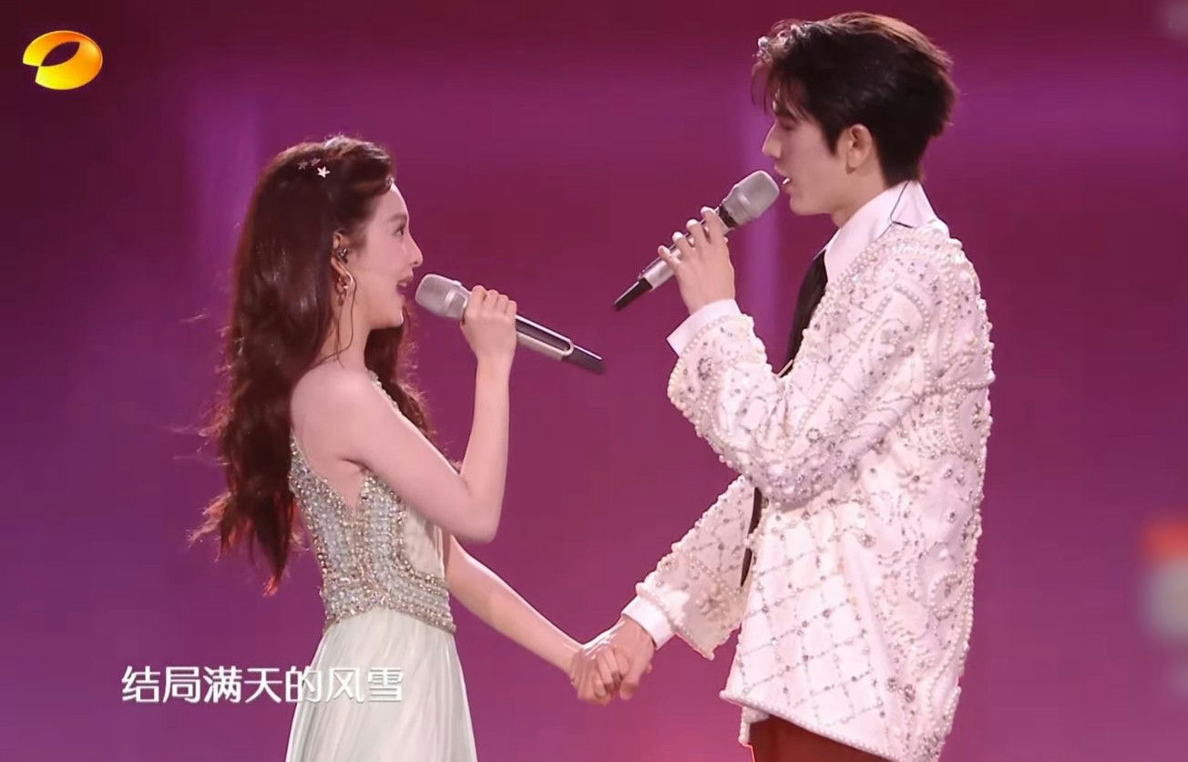 zhang linghe zhang ruonan new years eve 2026