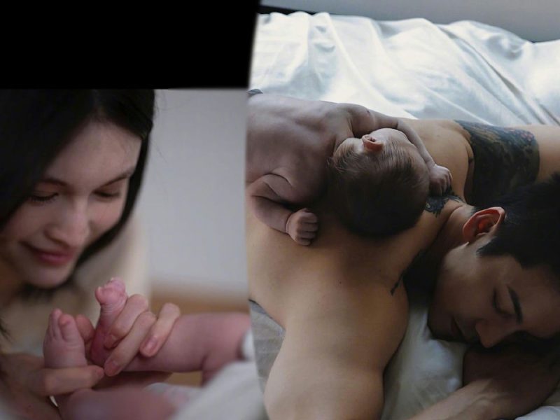 william chan skintoskin photo with baby