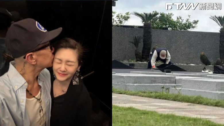 koo jun yup visits barbie hsu grave