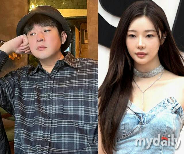 people-Man in plaid shirt and bucket hat-A-Woman in denim top and sparkly choker-B-Korean celebrities (speculated)-C