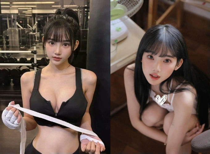people-woman-A-gym attire-B-casual wear-C-East Asian appearance
