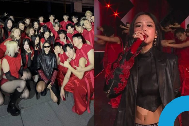 JENNIE Golden Disc Awards dancers