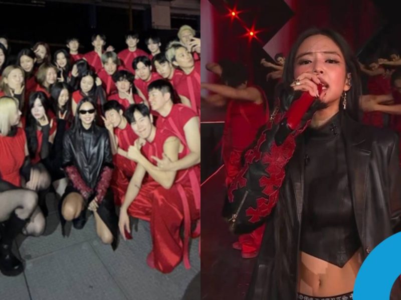 JENNIE Golden Disc Awards dancers