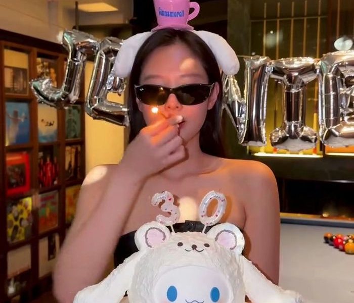 jennie birthday candle smoking controversy