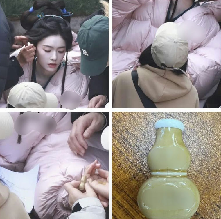 people-Zhao Liying-filming-Zhao Liying-costume-Zhao Liying-makeup-Zhao Liying-prop