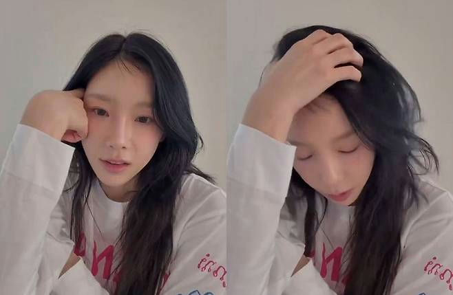 Taeyeon Lee Soo Man watermelon face