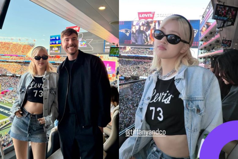 Rosé MrBeast Super Bowl