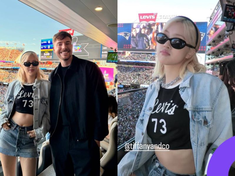 Rosé MrBeast Super Bowl