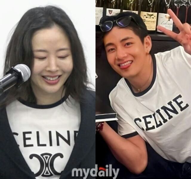 min hee jin bts v ambassador tshirt