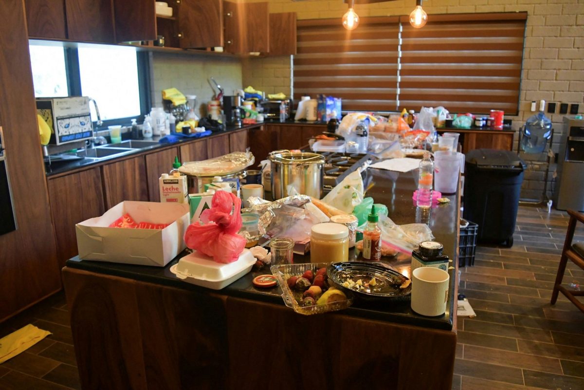 people-none-kitchen-A-messy-A-countertop-A-food-A-dishes