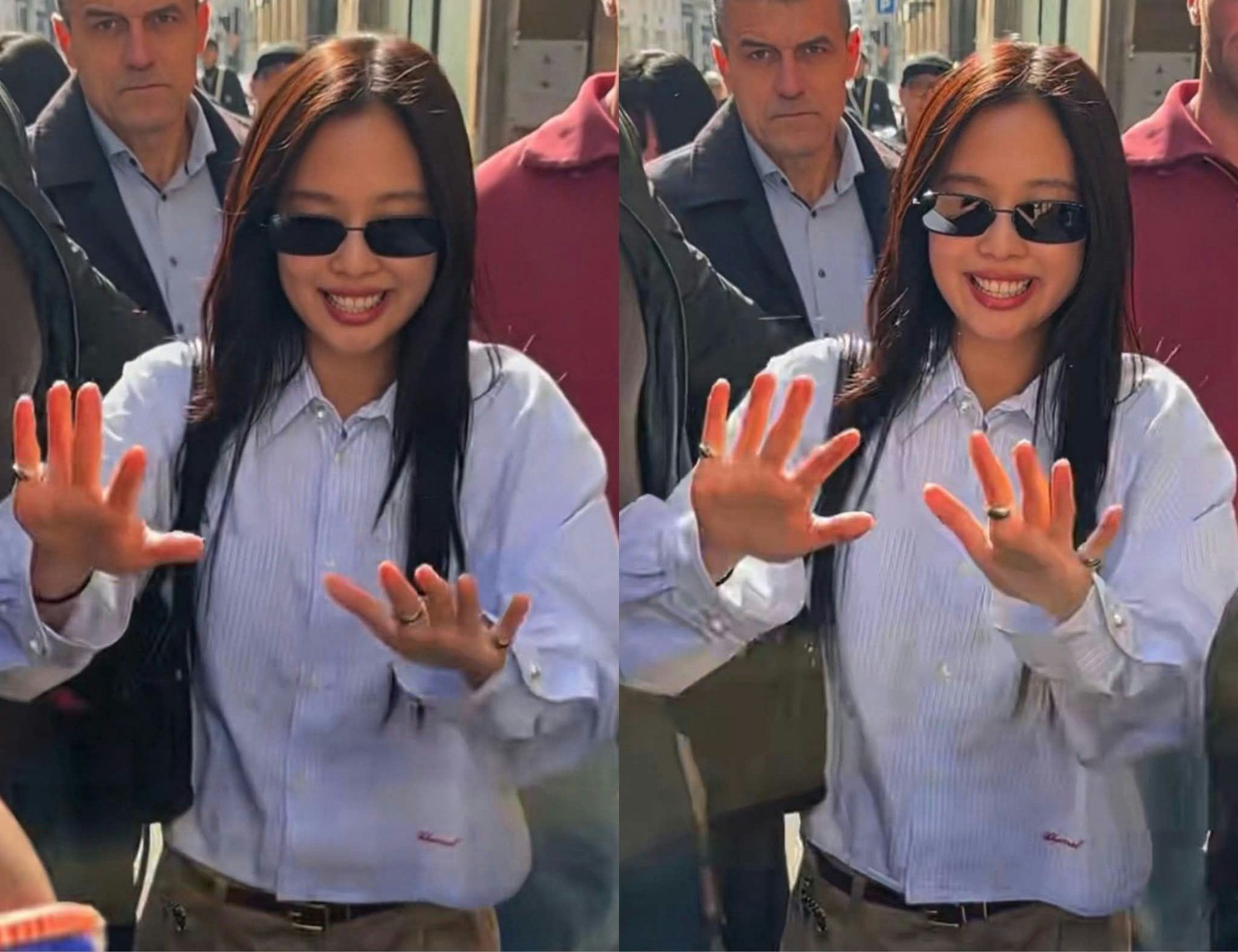 jennie fan interaction viral clip