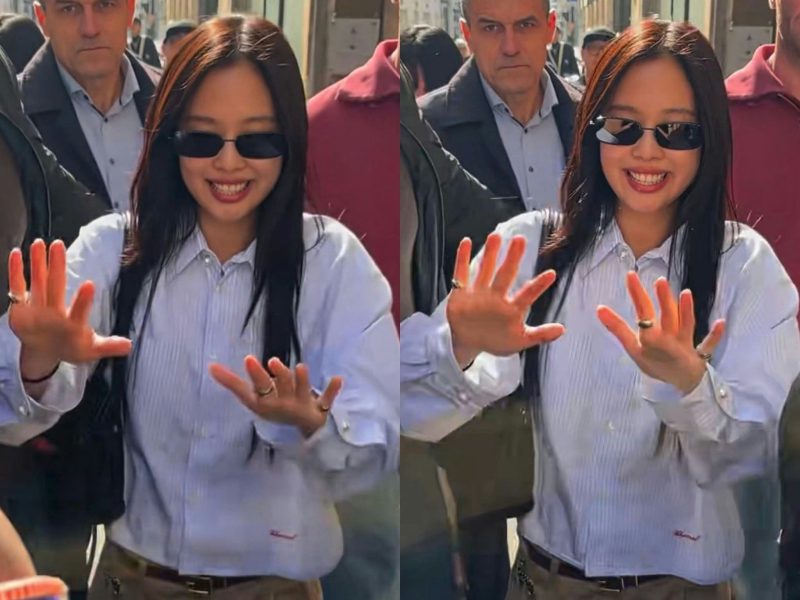 jennie fan interaction viral clip