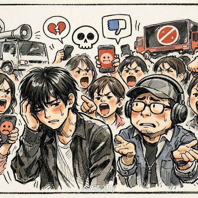 people-A-furious mob-A-angry faces-B-stressed men-B-shouting people-C-cyberbullying depiction