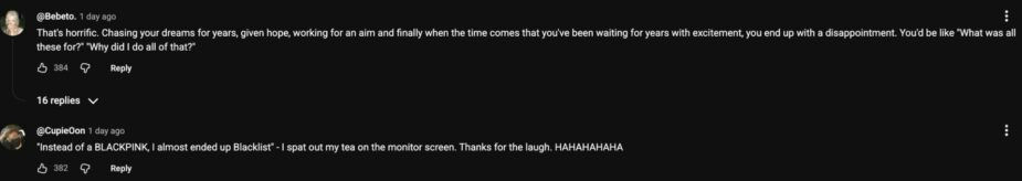 people-Comment Section-YouTube-Disappointment-Humor